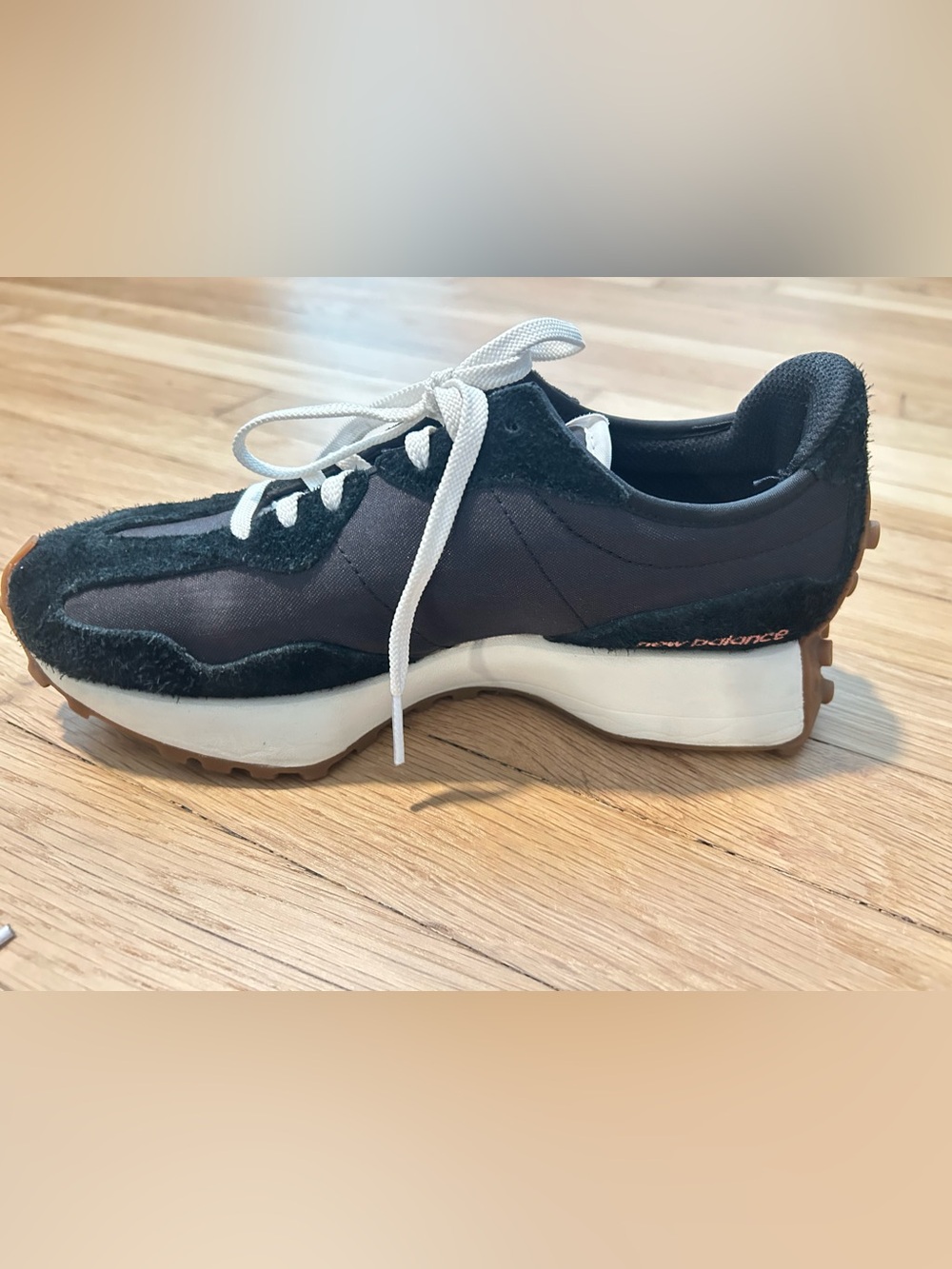 New Balance 327 Black White Sneakers 7 - Picture 9 of 9